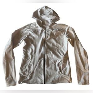 Danskin white Hooded Zip-Up Jacket
